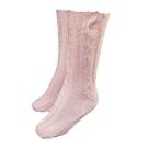 Meia de Lã - Tricô Trança - Quentinha e Confortável - Katlen Tricot Cor:RosaTamanho:Único