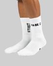 Meia DR7 Street Cano Longo - Branca