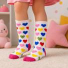 Meia Duck Galochita Menina Infantil com Desenhos Coloridos Cor:CoraçãoTamanho:30/33Gênero:Feminino