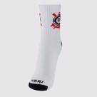 Meia Esporte Corinthians Escudo Branca