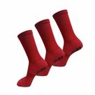 Meia esportiva antiderrapante vermelho duck