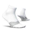 Meia esportiva Feetures Elite Ultra Light Cushion, um quarto de branco