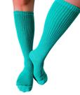 Meia feminina 3/4 verde jade 34-39 ref-03900204/2013 c-86