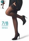 Meia Feminina 7/8 Fio 15 Renda Siliconada Selene 9630