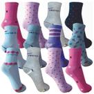 Meia Feminina Cano Medio Adulto Kit 12 Pares Meia Feminina Cano Medio Adulto Kit 12 Pares