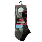 Meia Feminina Skechers S116561blk Low Cut Kit Com 3 Pares