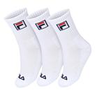Meia Fila FBox 34 ao 38 - Pack com 03 Unidades - Branca
