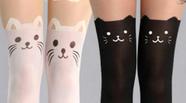 Meia gatinho com rabo 5/8 desenho cosplay fantasia Meia gatinho com rabo 5/8 desenho cosplay fantasia