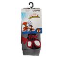 Meia Homem Aranha Miles Morales 16 A 19 Cinza Lupo Meia Homem Aranha Miles Morales 16 A 19 Cinza Lupo