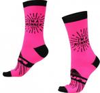 Meia hupi iam runner rosa