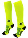 Meia HUPI Longa - Amarelo Neon Lisa 30cm de cano