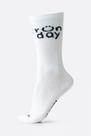 Meia HUPI Run Day Branco - LT para pés menores 34-38