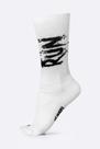 Meia HUPI Run Splash Branco Pés Menores 3438