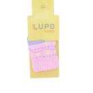 Meia Infantil Bebê Meninas Lupo Bf Rosa - 0200