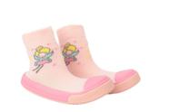 Meia Infantil Com Sola Menina Rosa Fada Pimpolho Meia Infantil Com Sola Menina Rosa Fada Pimpolho