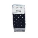 Meia Infantil Feminina Kukiê Cano Longo Gliter Preta - 68132