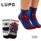 Meia infantil Homem Aranha cano curto Lupo Meia infantil Homem Aranha cano curto Lupo