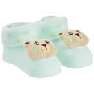 Meia Infantil Led Pimpolho Verde de Urso Tamanho 00-15