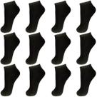 Meia Infantil Menino Kit com 12 Pares de Meia Masculino Cano Curto Preta Meia Infantil Menino Kit com 12 Pares de Meia Masculino Cano Curto Preta