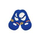 Meia Infantil Sapatilha Azul Alegria com Solado Antiderrapante Cantarola Meia Infantil Sapatilha Azul Alegria com Solado Antiderrapante Cantarola