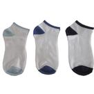 Meia Jogg Basic+ 3 Pares 39-43 Branco e Cinza