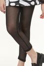 Meia Legging Tule Preta Mylu