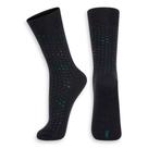 Meia Lupo AM Sportwear 1211-041 Lupo Preta Estampada 37 a 44