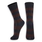 Meia Lupo AM Sportwear 1211-042 Preta com Marrom 37 a 44