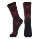 Meia Lupo AM Sportwear 1215-121 Preto com Vinho 37 a 44