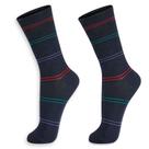 Meia Lupo AM Sportwear 1215-123 Lupo Marinho Estampado 37 a 44