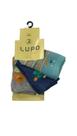 Meia lupo baby 0 a 4 meses 3 pares cores diversas Meia lupo baby 0 a 4 meses 3 pares cores diversas