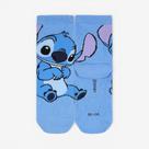 Meia Lupo Disney Stitch Infantil Azul