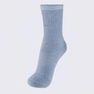 Meia Lupo Sport Básica Cano Longo Feminina Azul