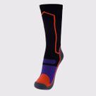 Meia Lupo Sport Napoli Running Cano Longo Feminina Preta
