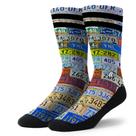 Meia Lurk Placas Multicolor