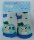 Meia menino infantil com Bichinho variados cores antiderrapante