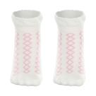 Meia Off White E Rosa 16 A 23 Feminino Lupo