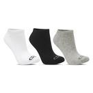 Meia Olympikus Cano Curto Pack 3 Pares 81919 Tamanho:33/38Cor:Preto/Cinza/Branco