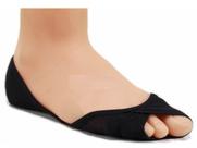 Meia onfit peep toe preta tamanho 34/35/36