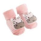 Meia Pantufa Bebê Antiderrapante Chocalho Zoo Safari Buba Meia Pantufa Bebê Antiderrapante Chocalho Zoo Safari Buba