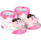 Meia Pantufa Divertida Menina Bebê Recém Nascido Saída Maternidade Enxoval