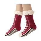Meia Pantufa Feminina Térmica De Inverno Com Pelúcia Antiderrapante Quente E Macia Para Casa, Com