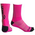 Meia para Ciclismo Skin Tam 38/43 Rosa Neon