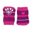Meia Para Pet Cães Gatos Antiderrapante Sapatos Socks Frio Tamanho M Varias Cores