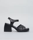 Meia Pata Couro Mari - Preto Meia Pata Couro Mari - Preto