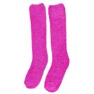 Meia Pelúcia Feminino Adulto 3/4 Cano Alto Longa Inverno Proteção Frio Lisa