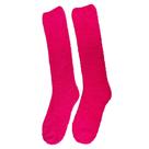 Meia Pelúcia Feminino Adulto 3/4 Cano Alto Longa Inverno Proteção Frio Lisa