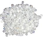 Meia Perola 6 mm Cor Branco Cintilante 50 gramas Meia Perola 6 mm Cor Branco Cintilante 50 gramas