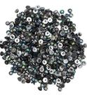 Meia Perola 6 mm Cor Preto Cintilante 50 gramas Meia Perola 6 mm Cor Preto Cintilante 50 gramas
