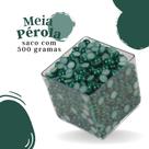 Meia Pérola Verde Bandeira - 05 Mm Pacote Com 500 Gramas - Nybc